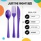 Exquisite Polished Plastic Silverware – 150 Pcs Heavy Duty Cutlery Set – 50 Each of Forks, Knives & Spoons – Disposable Utensil Set for Parties, Events & Catering – Flatware Set by Party Solids